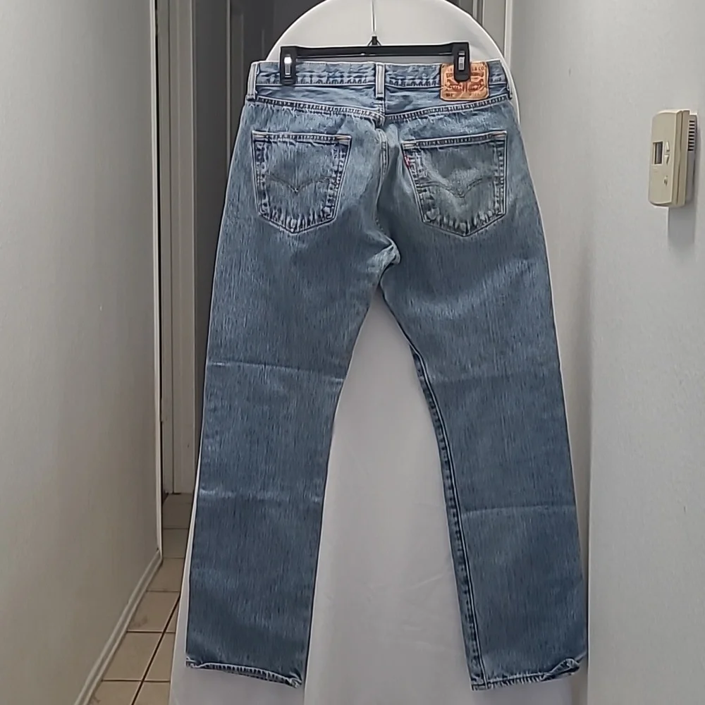 Levi's Men's Faded Blue Bootcut Jeans